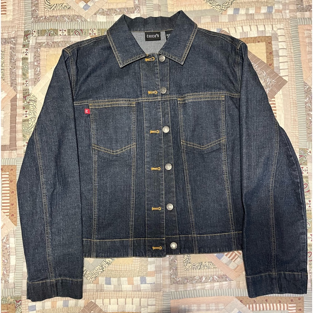 Women’s, Chico brand, Blue Jean jacket.